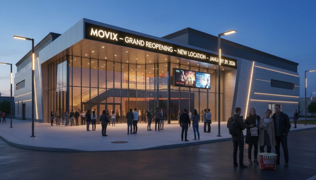 movix déménage ! découvrez sa nouvelle adresse à partir du 29 janvier 2026 et ne manquez aucune nouveauté.